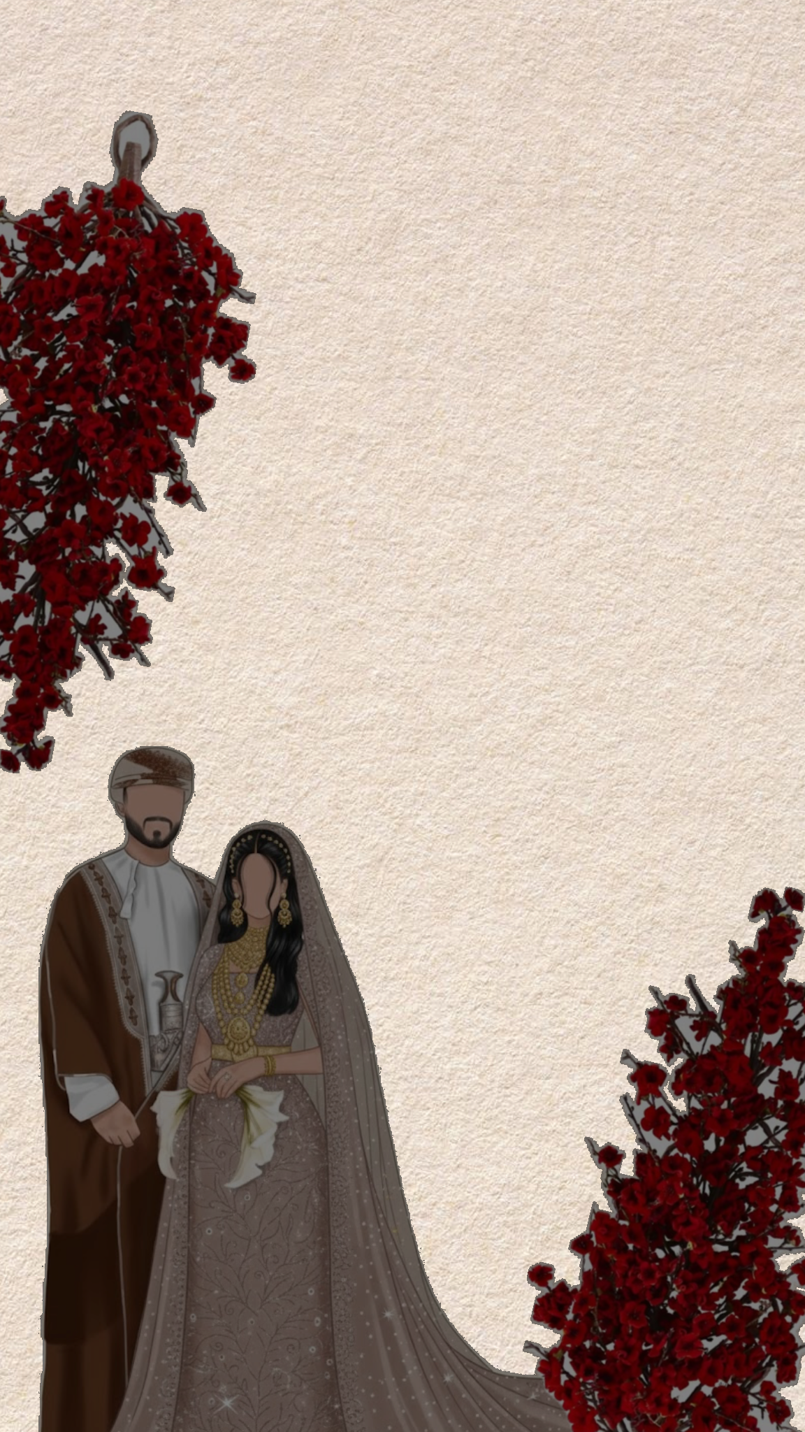 Islamic Blessing Illustration